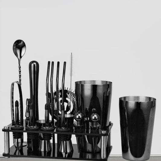 20-piece Set Of Stainless Steel Cocktail Cocktail Shaker Tools