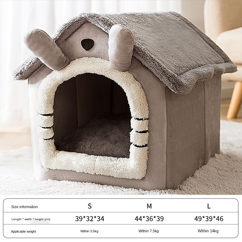 Lit pour animaux de compagnie, litière universelle pour petit chien, Teddy chat, quatre saisons, maison pour chien, fournitures pour animaux de compagnie