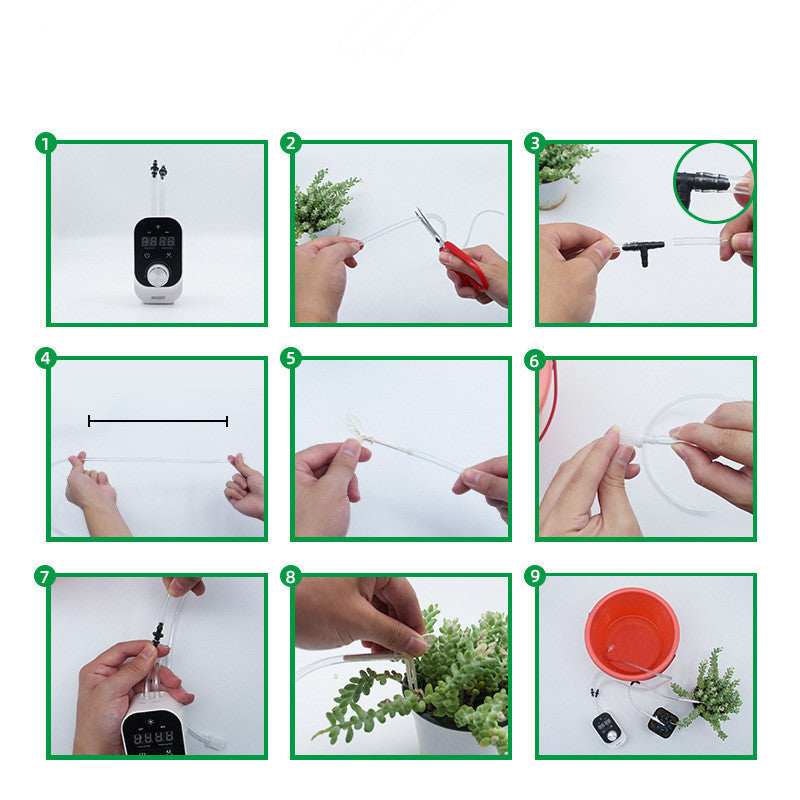 Temporizador inteligente de jardín, controlador automático de riego por goteo, dispositivos de sistema de riego para plantas de riego