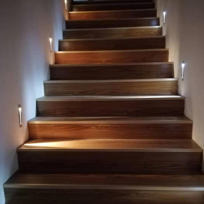 Lumière d'escalier intégrée, lumière de marche, applique murale à LED pour couloir et allée