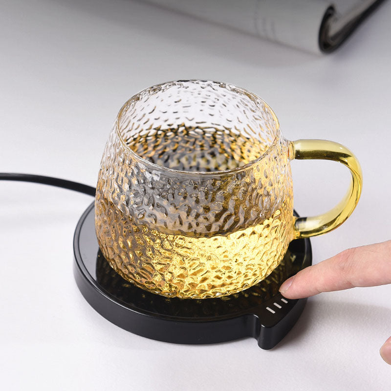 Chauffe-tasse à café intelligent, pour le bureau et la maison, avec coussin chauffant thermostatique étanche à trois températures