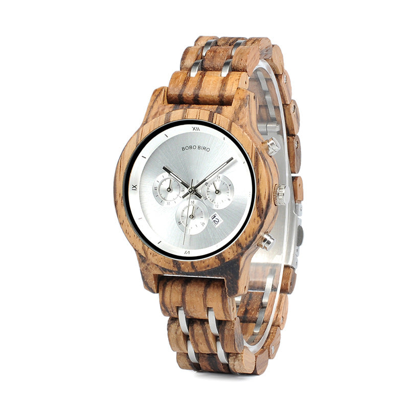 Montres en bois Montres en bois décontractées pour hommes d'affaires