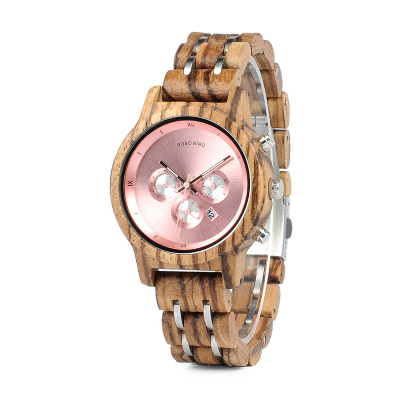 Montres en bois Montres en bois décontractées pour hommes d'affaires