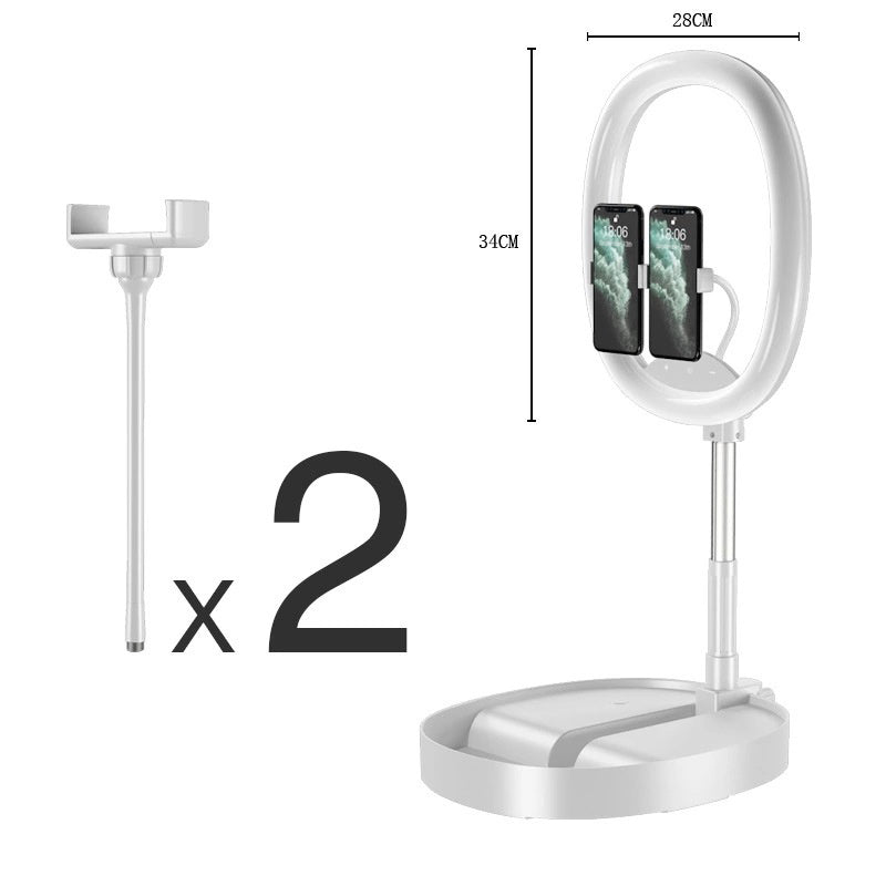 Mobile Phone Live Broadcast Bracket With Fill Light