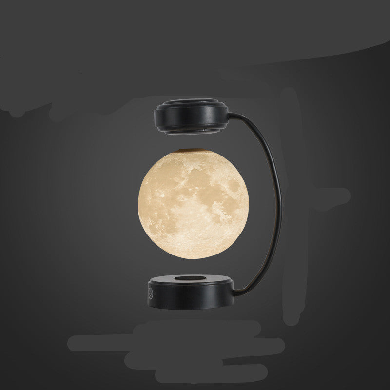 Lámpara de luna de levitación magnética con personalidad creativa, lámpara de mesita de noche para el hogar