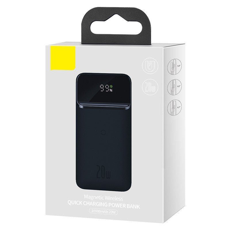 Compatible avec Apple, batterie externe magnétique sans fil Mobile Power Iphone12, batterie à clip arrière