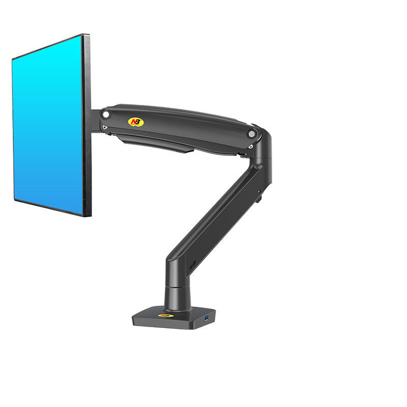 Soporte para Monitor de ordenador F80, estante de escritorio de elevación giratorio telescópico con pantalla Dual Lcd de escritorio, F100A