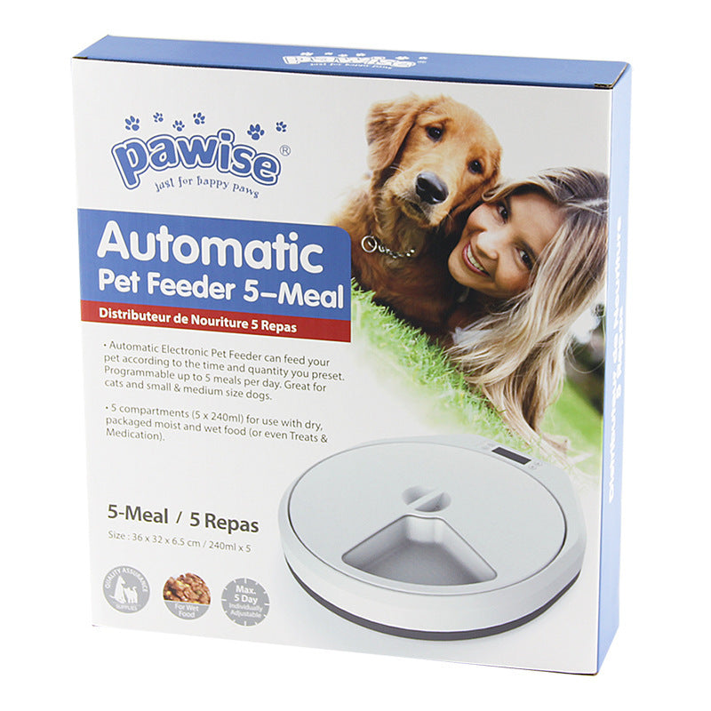 Bol de synchronisation intelligent pour chat et chien, mangeoire automatique multi-grille pour animaux de compagnie