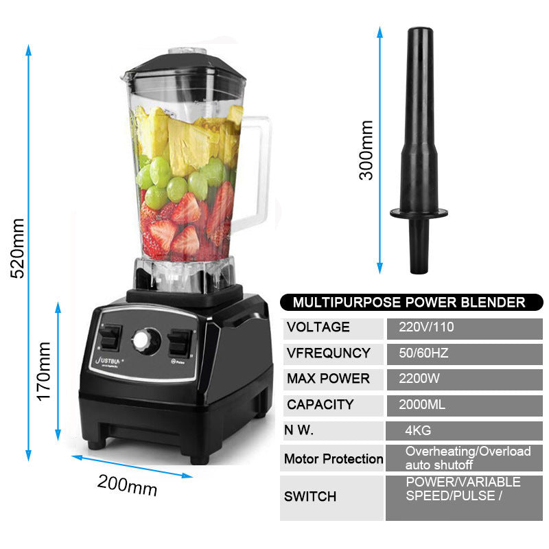 Licuadora Máquina de pared rota Máquina de cocinar