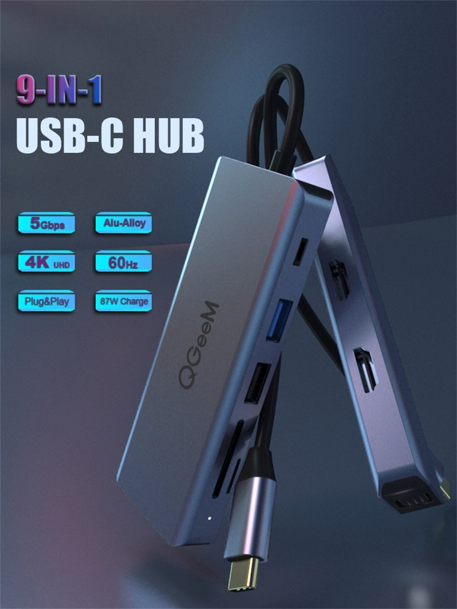 Hub multifonction prenant en charge la lecture 4K Hdmi Sd Tf