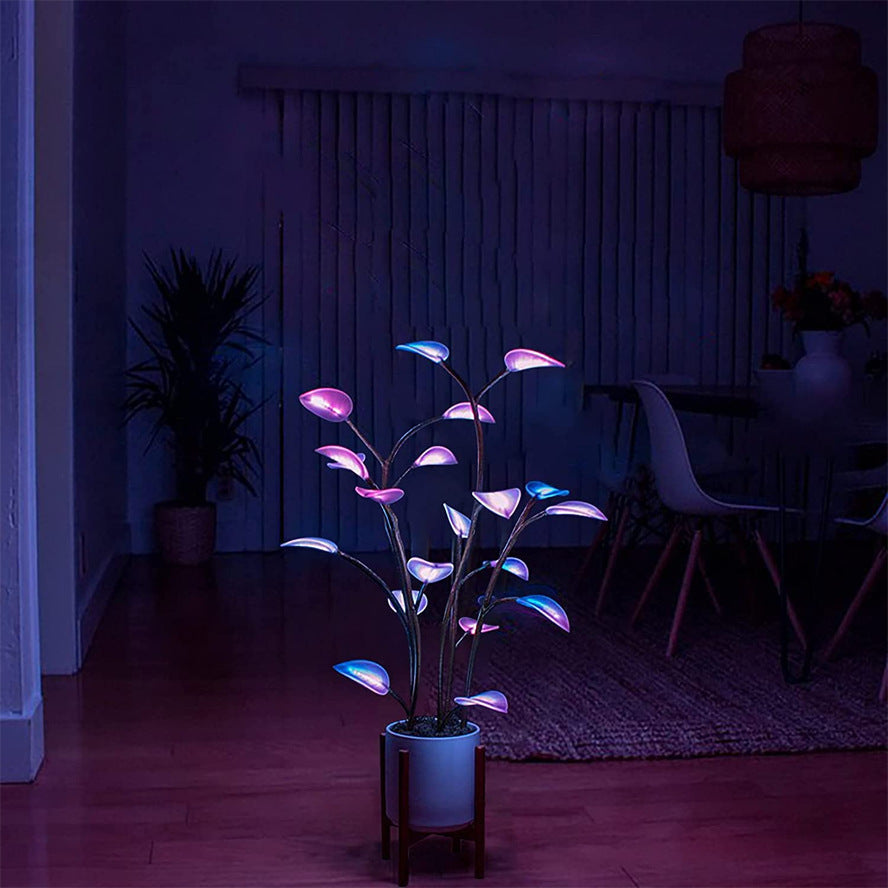 Plante Lampe LED Veilleuses Artificielle Plante D'intérieur Bonsaï Plante Lampes LED Décor Plante Pour La Décoration Intérieure Chambre Plante Lumières Décor