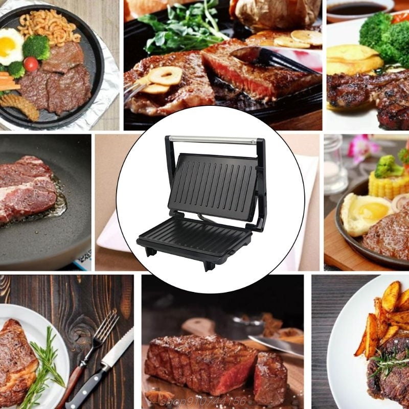 Machine à Steak, gril électrique antiadhésif, sans fumée, pour faire le petit déjeuner à la maison, cuisine domestique