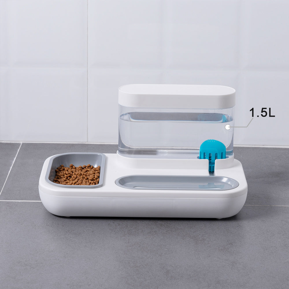 Bol pour animaux de compagnie, 4 styles, bol d'alimentation pour chien et chaton, fontaine à boire automatique, capacité de 1,5 l, produits d'alimentation pour chiots