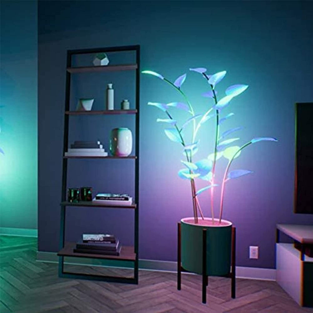 Lámpara de plantas, luces LED de noche, plantas de interior artificiales, lámparas de plantas bonsái, decoración LED para decoración del hogar, luces de plantas para dormitorio, decoración