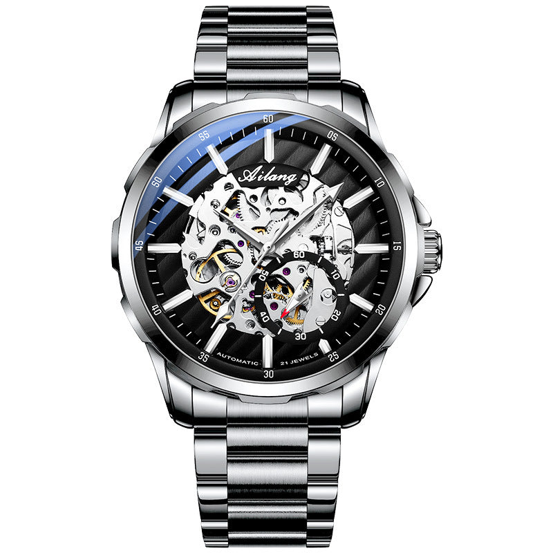 Hollow Phantom Reloj mecánico automático Reloj para Hombre Reloj para Hombre