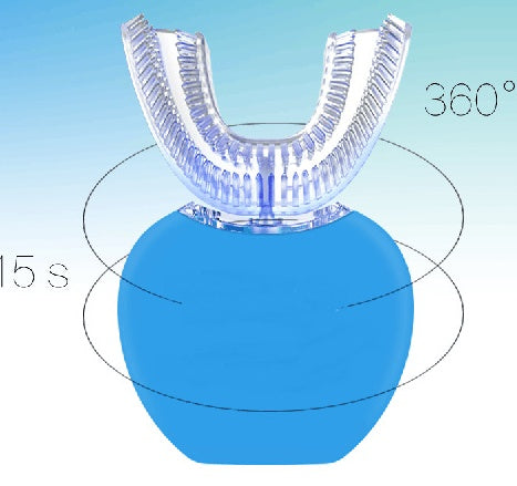 Cepillo de dientes eléctrico ultrasónico, limpiador de dientes automático, cepillo de dientes perezoso en forma de U