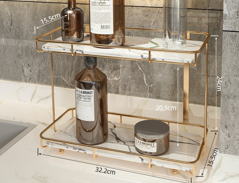 Light Luxury Bathroom Shelf