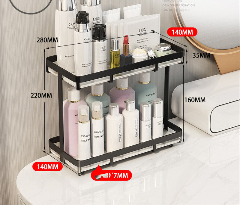 Light Luxury Bathroom Shelf