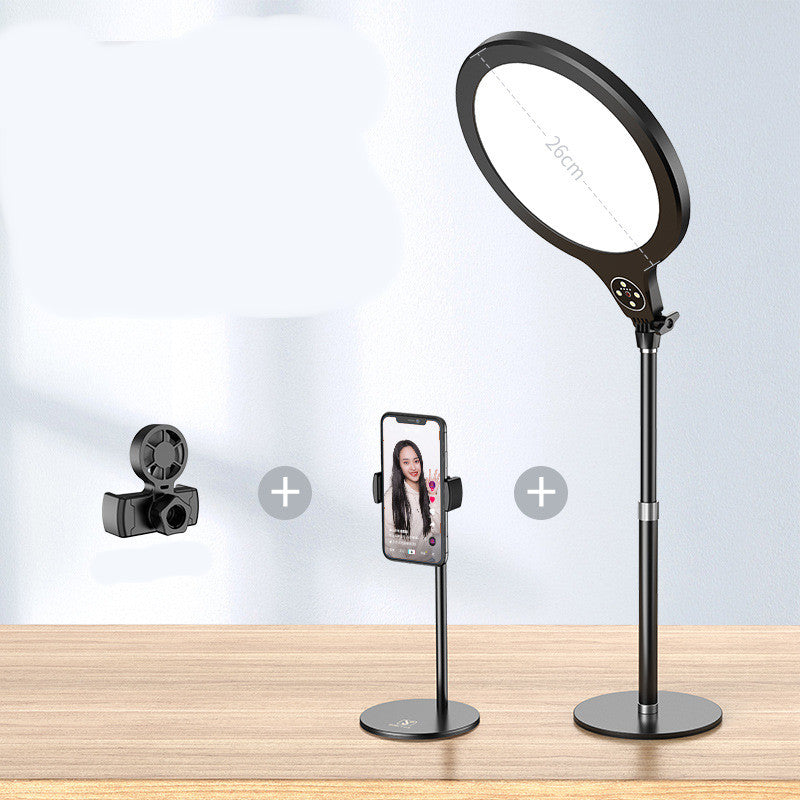 Lampe de beauté pour Photo plein écran, téléphone portable, support télescopique de remplissage au sol pour bureau