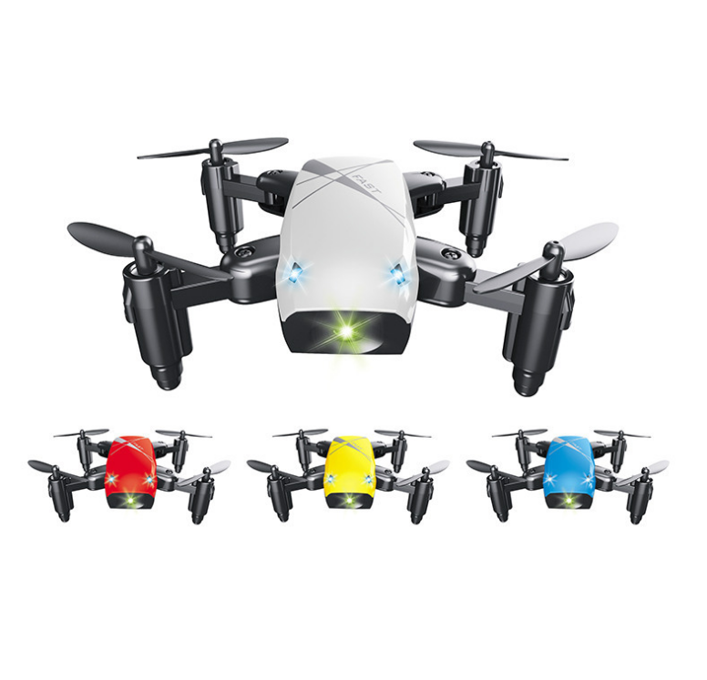 Micro plegable RC Drone 3D rodamiento volante Control remoto Quadcopter juguetes con cámara WiFi APP Control helicóptero Dron regalo para niños