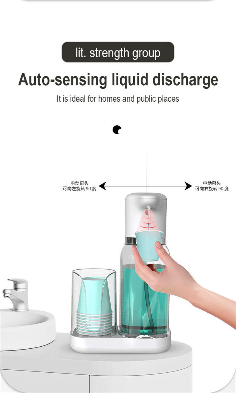 Dispensador automático de jabón para máquina de enjuague bucal líquido por inducción