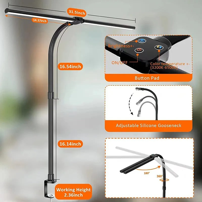 LED Eye Protection Clip Lamp Learning And Reading Work