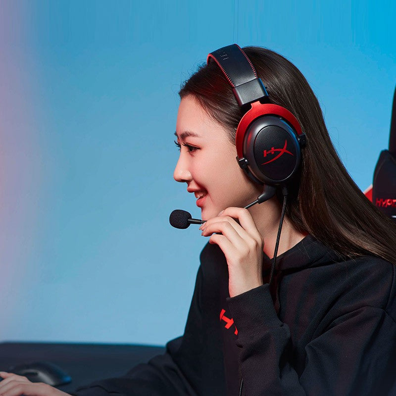 Casque de jeu e-sport filaire monté sur la tête