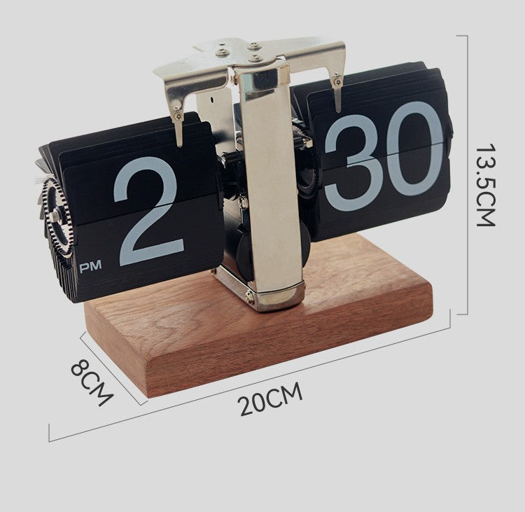 Horloge tournante automatique mécanique rétro de personnalité créative