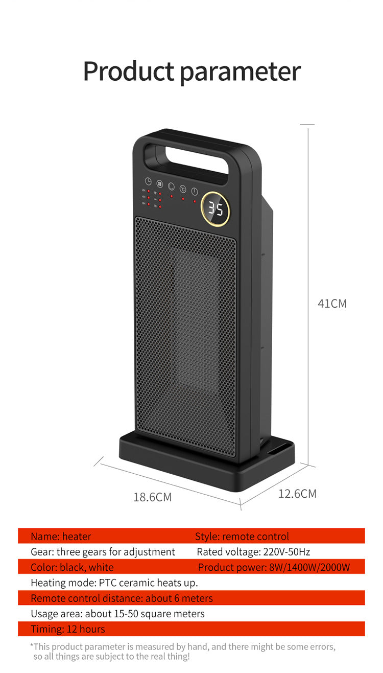 Écran tactile de télécommande de chauffage PTC