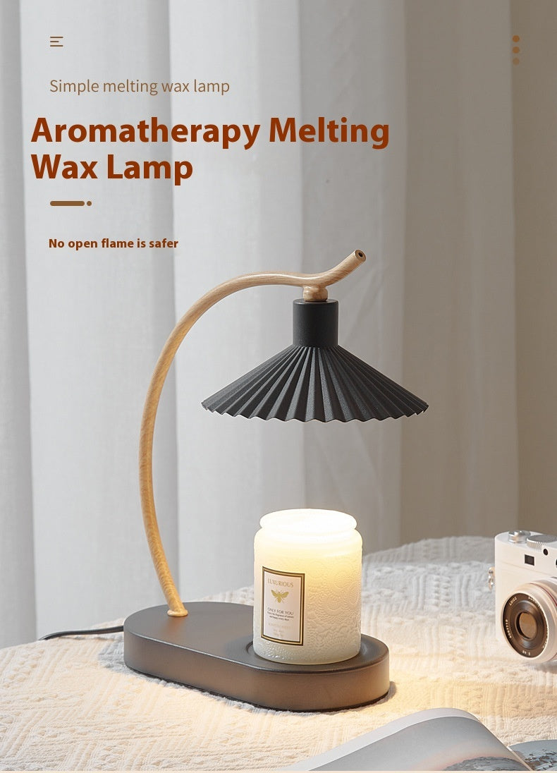 Pleated Iron Aromatherapy Wax Retro Atmosphere Table Lamp