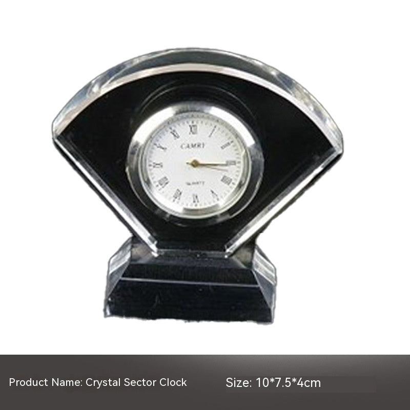 Reloj de cristal Adorno mecánico Decoración suave