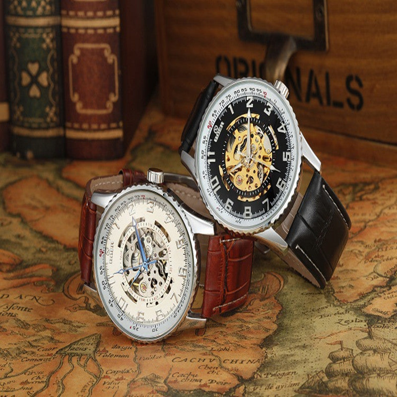 Hollow mechanical watch