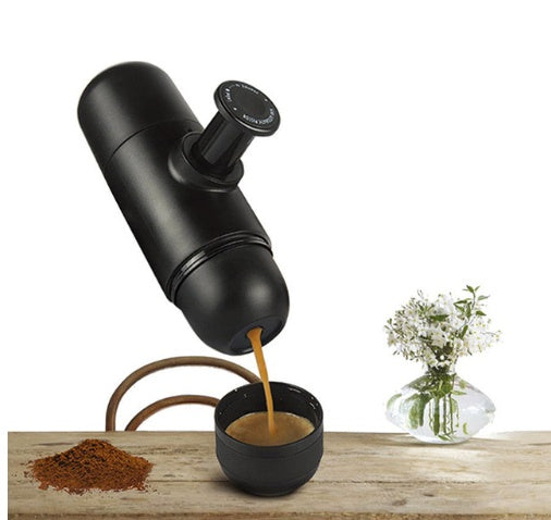 Condensed portable mini coffee machine