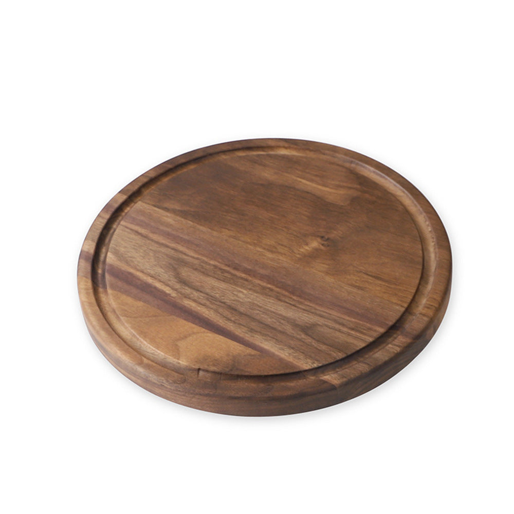 Tabla de cortar de madera de nogal negro, bandeja entera creativa, tabla para cortar frutas, bloques de cortar de madera para Cocina