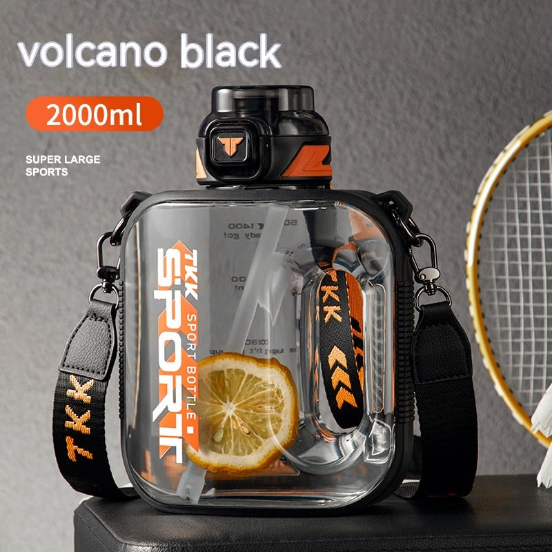 Sports Large Water Bottle Large Capacity Outdoor Portable Barrels High Temperature Resistant