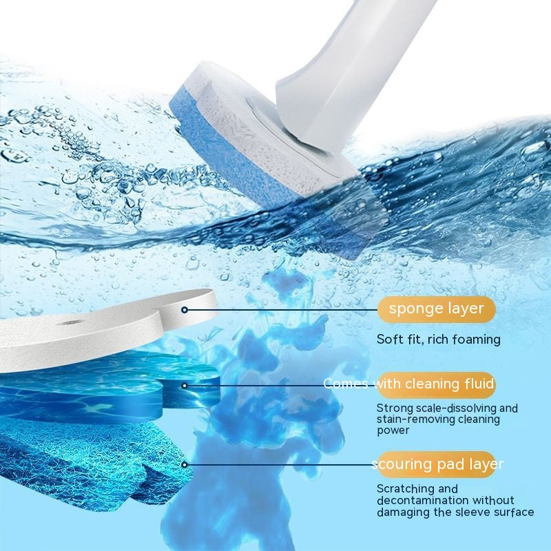 Disposable Toilet Brush Household No Dead Angle