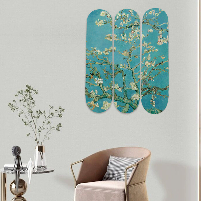 Decorative Skateboard Composition Board Wall Background Pendant