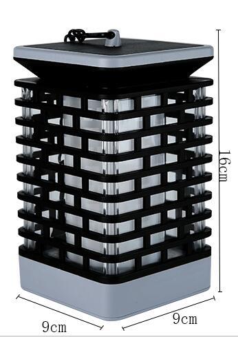 Luz transfronteriza de la linterna de la vela de la antorcha de la luz de la llama de la luz del paisaje de la luz del sensor solar del LED