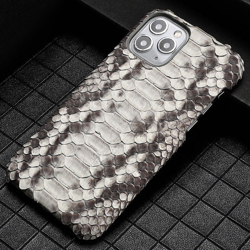 Male Python Leather High-end Luxury Business Phone Case