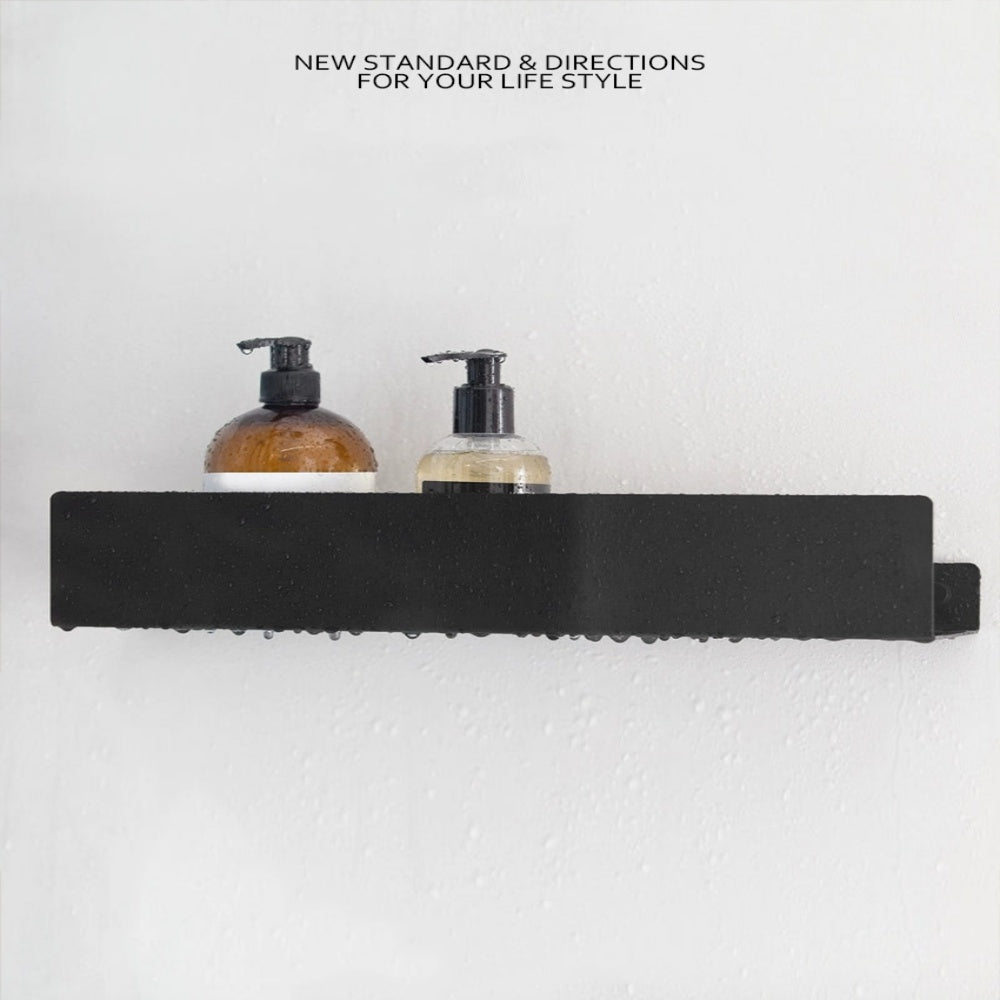 Bathroom Metal Rack Simple Style Storage Shelf