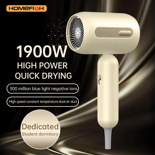 F41 Hair Dryer 1900W High-Speed Electric Turbine Airflow Low Noise Constant Temperature And Quick Drying Suitable For Home Salons