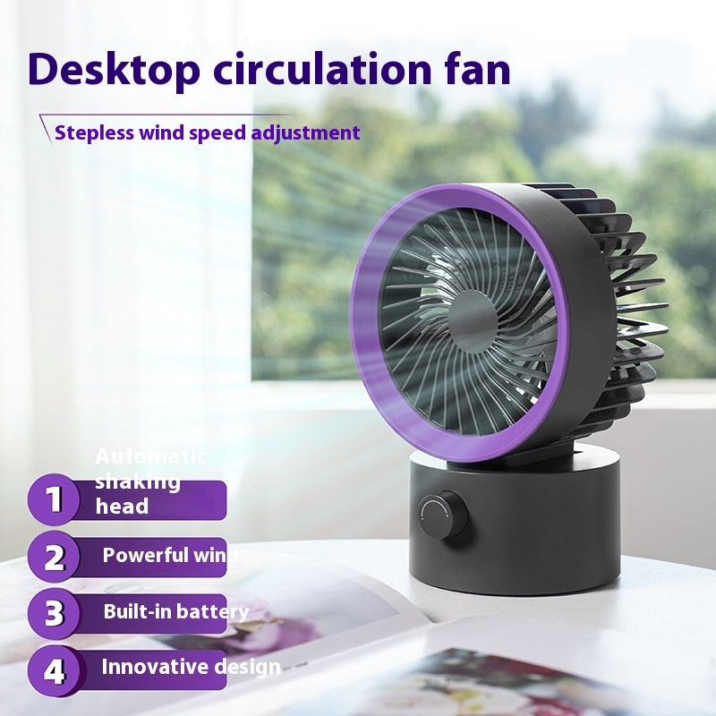 Ventilateur oscillant Chambre Xiaojing Circulateur d'air de bureau