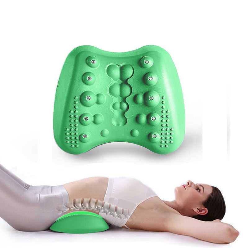 Almohada de soporte Lumbar para aliviar el dolor de espalda baja, masajeador camilla para alivio del dolor Lumbar crónico y hernia de disco