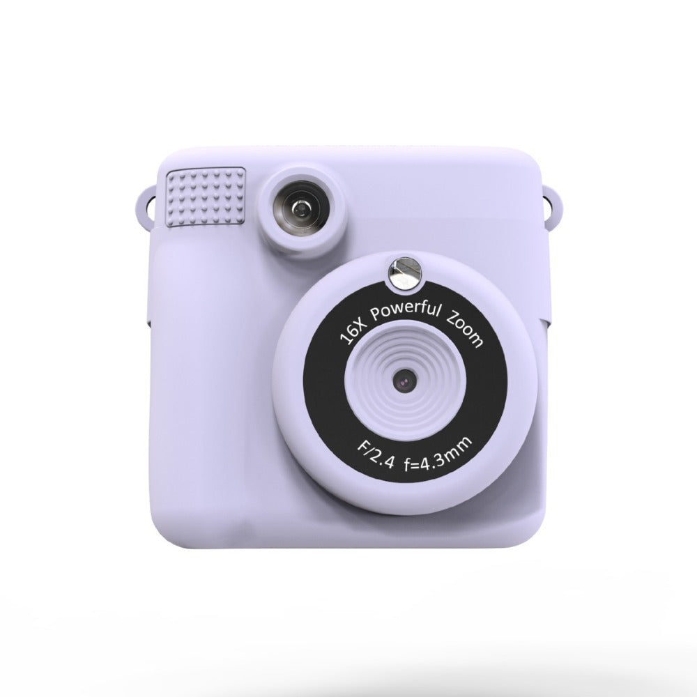 Cámara HD delantera y trasera para niños Mini cámara Polaroid