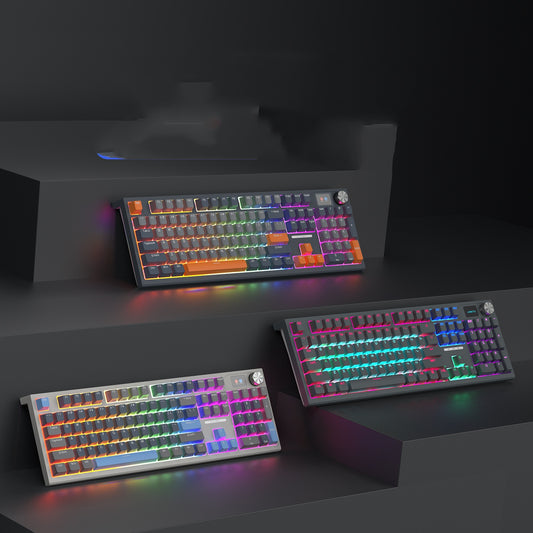 Bluetooth Wireless Three-mode Mechanical Keyboard