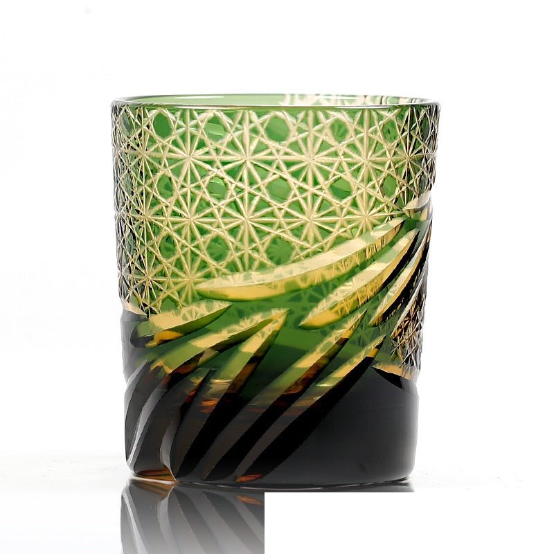 Asterism Crystal Glass Hand Carved Water Cup