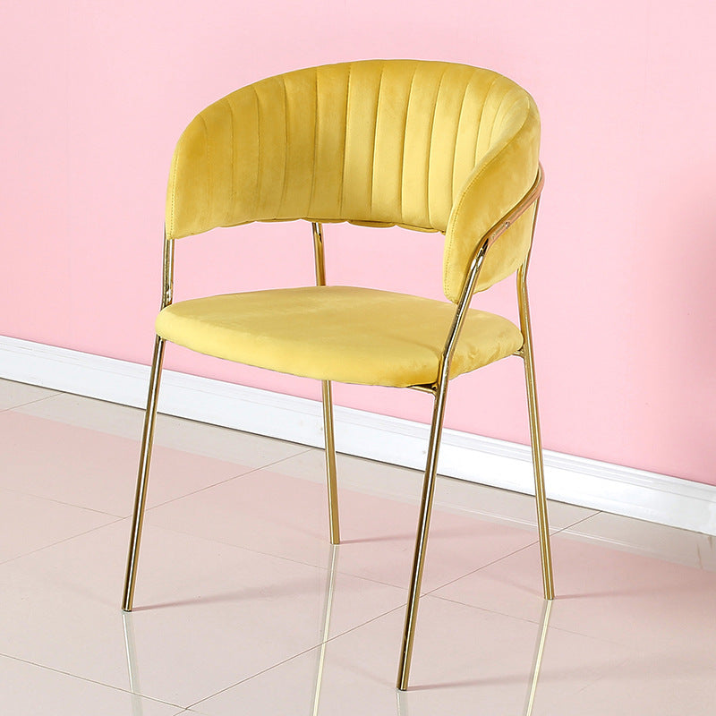 Muebles de hotel con estilo Silla de comedor de terciopelo