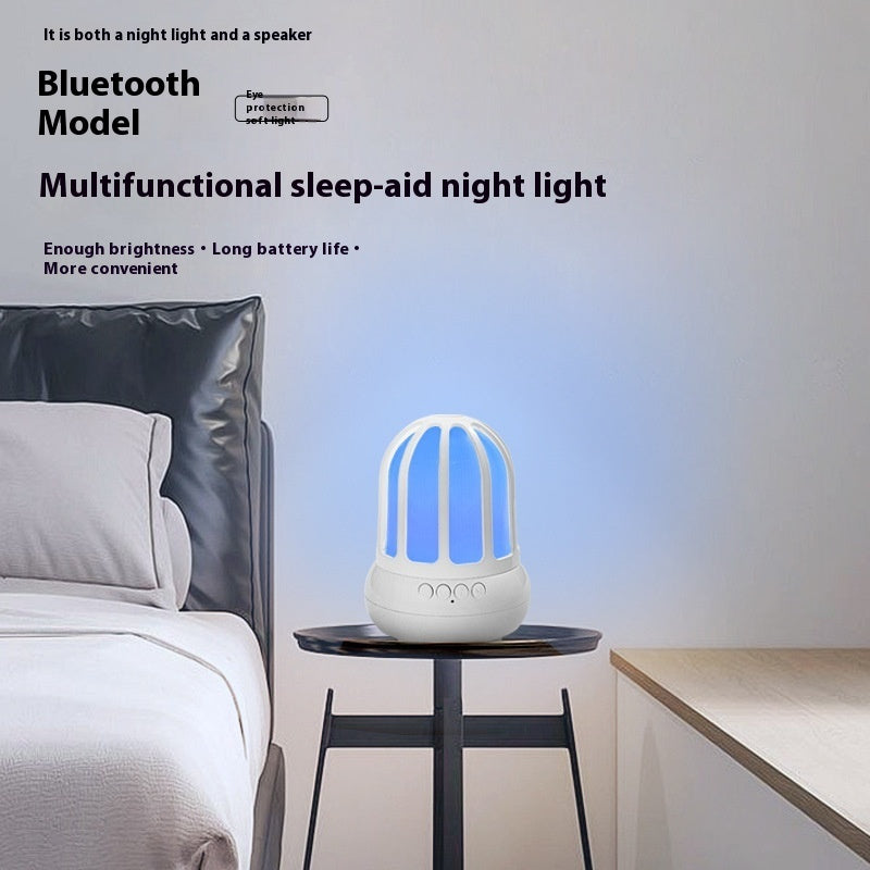 Petite lampe de nuit créative pour cage à oiseaux audio Bluetooth