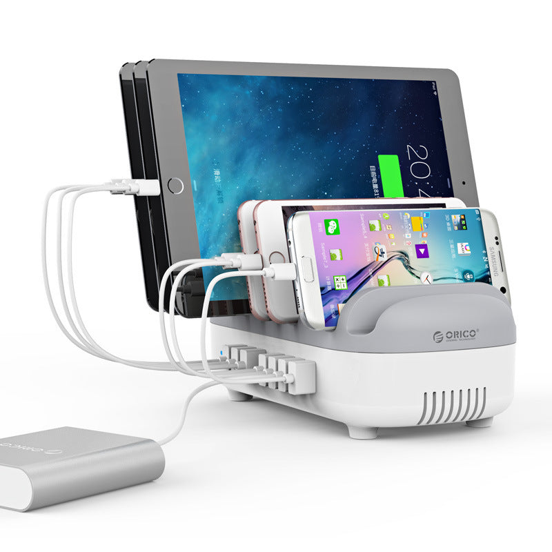 10-port USB charger bus