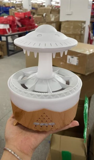 Nouveau humidificateur goutte de pluie ovni humidificateur d'air goutte d'eau USB aromathérapie huiles essentielles diffuseur d'air aromatique fabricant de brume domestique décor à la maison